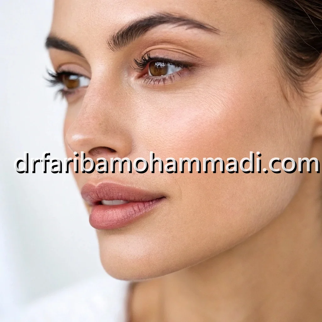 دکتر فریبا محمدی تزریق فیلر نواحی لب چانه و بینی کاملا نچرال و طبیعی در تهران یوسف آباد