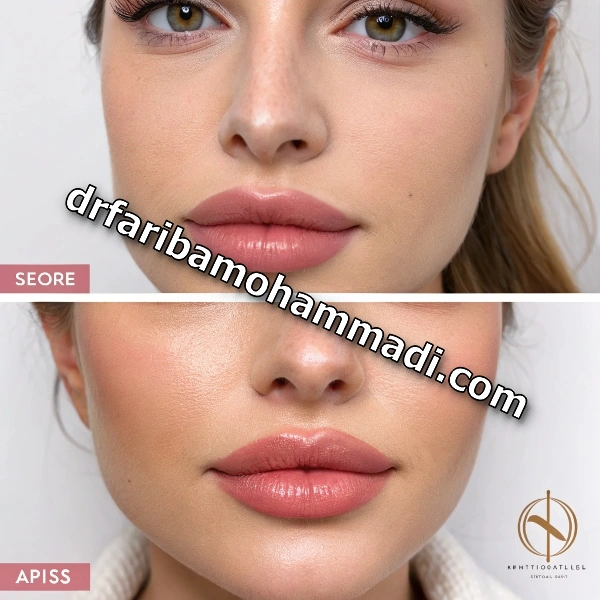 دکتر فریبا محمدی خدمات تزریق ژل لب مدل نچرال در تهران جمشیدیه